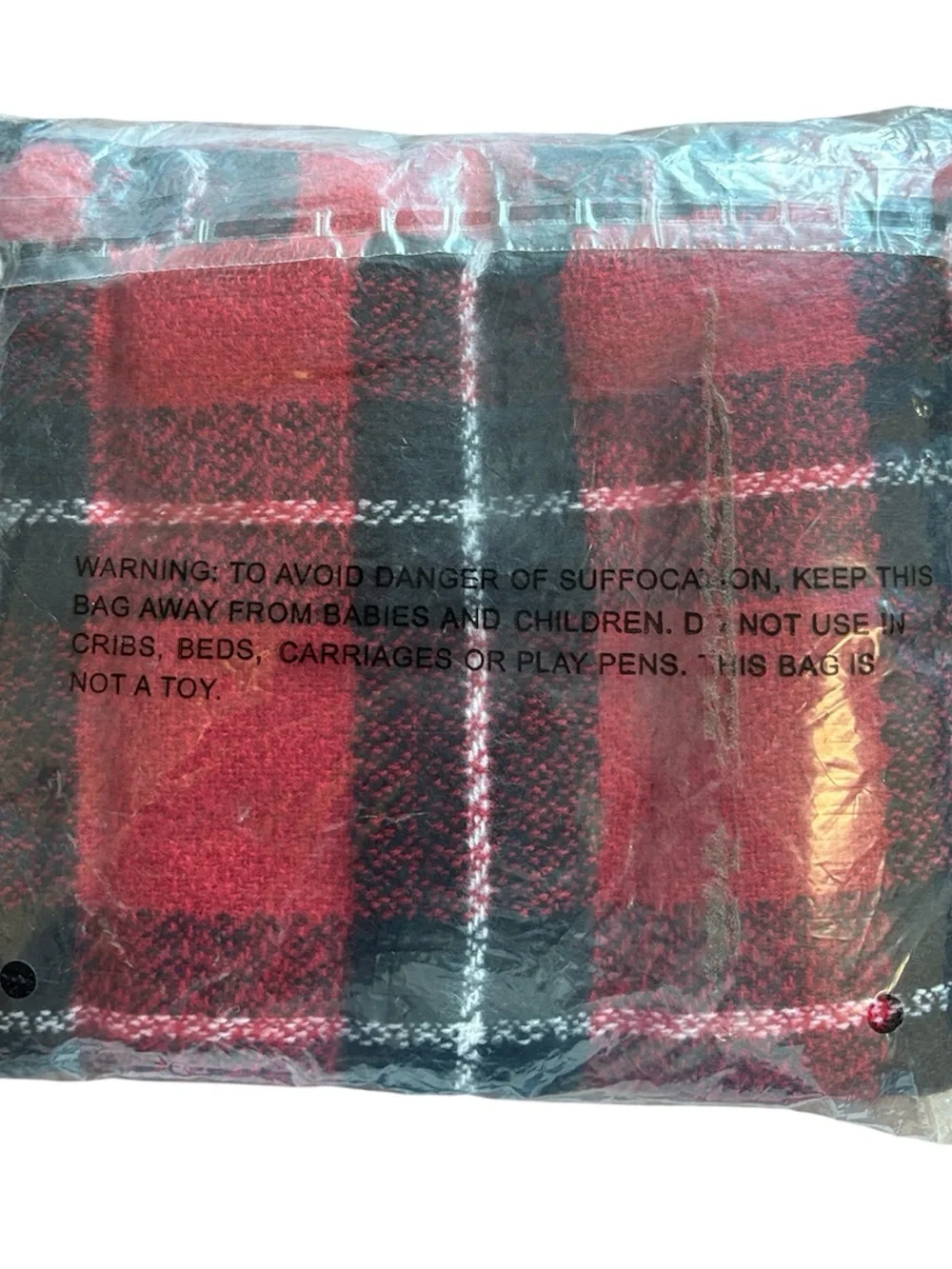 Atlanta Falcons Little Earth Women's Plaid Blanket Scarf NWT
